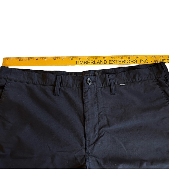 Hurley Nike Dri Fit Chino Golf Stretch Casual Shorts Men’s Size 38” Black 8” Ins - Picture 7 of 10